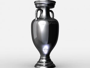 trof&eacute;u da copa da liga euro da uefa Modelo 3D