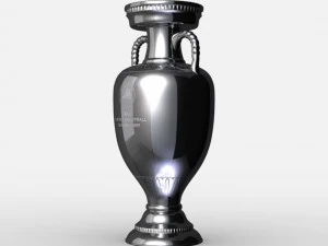 trof&eacute;u da copa da liga euro da uefa Modelo 3D