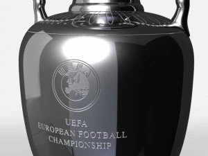 trof&eacute;u da copa da liga euro da uefa Modelo 3D
