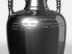trof&eacute;u da copa da liga euro da uefa Modelo 3D