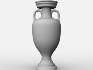 uefa euro league cup trophy Modello 3D
