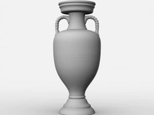 trof&eacute;u da copa da liga euro da uefa Modelo 3D