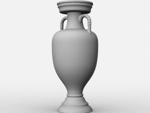 uefa euro league cup trophy Modello 3D