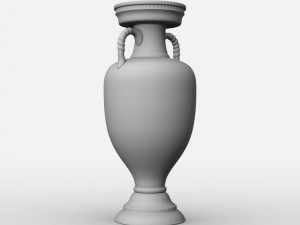 uefa euro league cup trophy Modello 3D