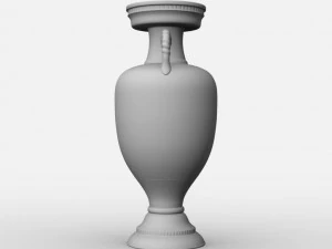 trof&eacute;u da copa da liga euro da uefa Modelo 3D
