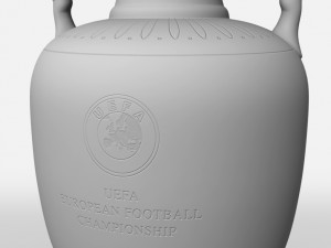 uefa euro league cup trophy Modello 3D