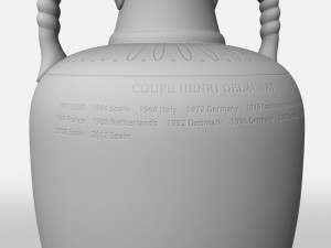 uefa euro league cup trophy Modello 3D