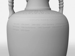 trof&eacute;u da copa da liga euro da uefa Modelo 3D