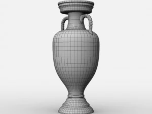 trof&eacute;u da copa da liga euro da uefa Modelo 3D