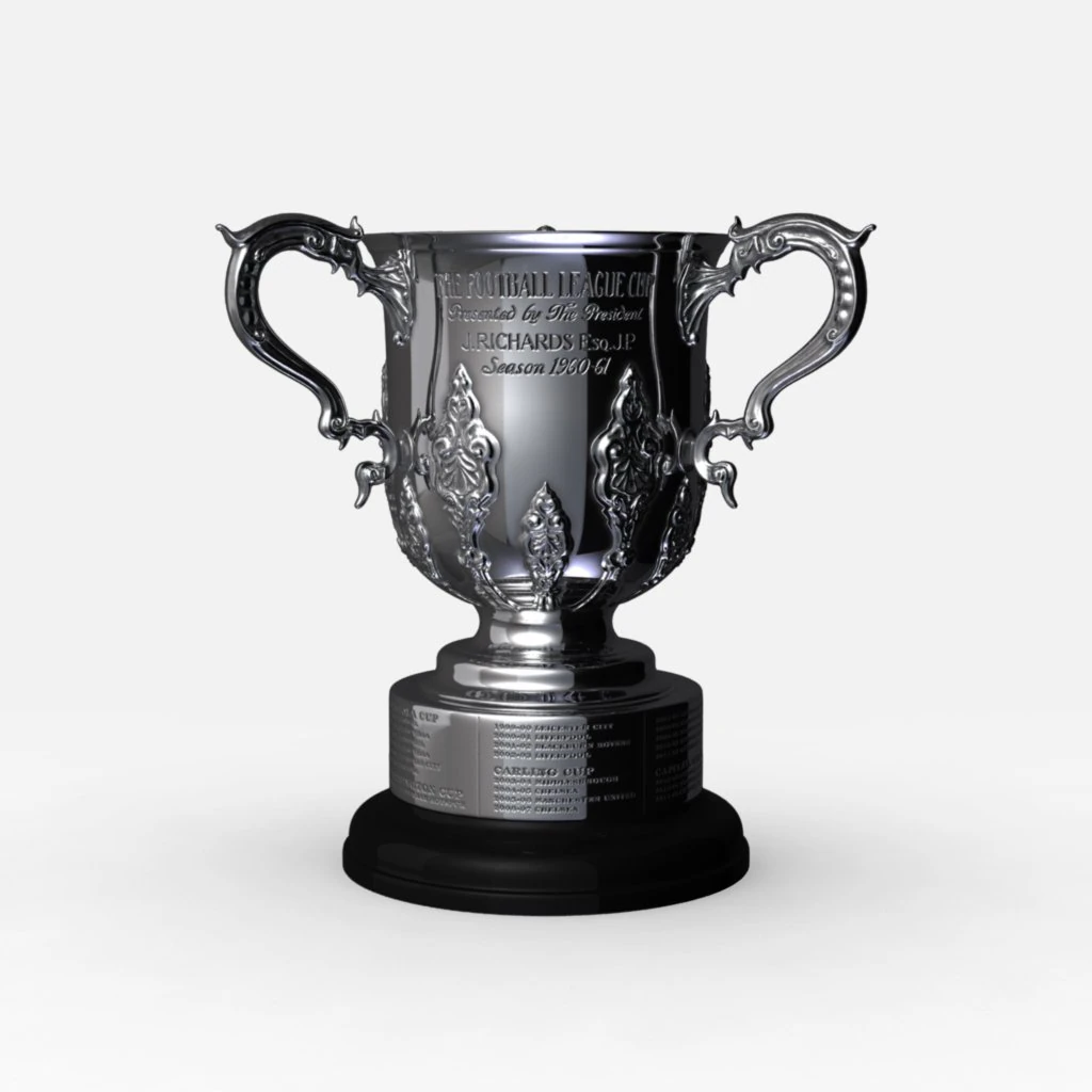 league cup trophy 3D Model .c4d .max .obj .3ds .fbx .stl .blend