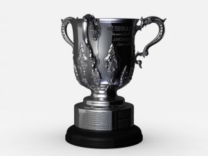 league cup trophy Modello 3D