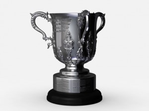 league cup trophy Modello 3D