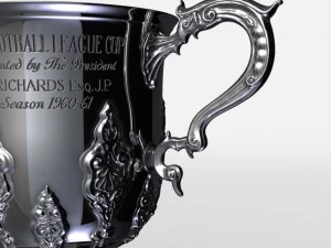 league cup trophy 3D Model