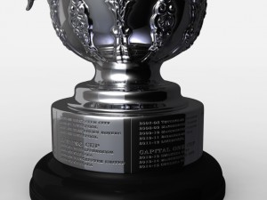 league cup trophy Modello 3D
