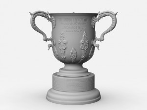 league cup trophy Modello 3D