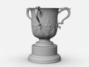 league cup trophy 3D Model