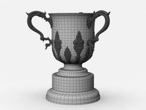 league cup trophy 3D Model