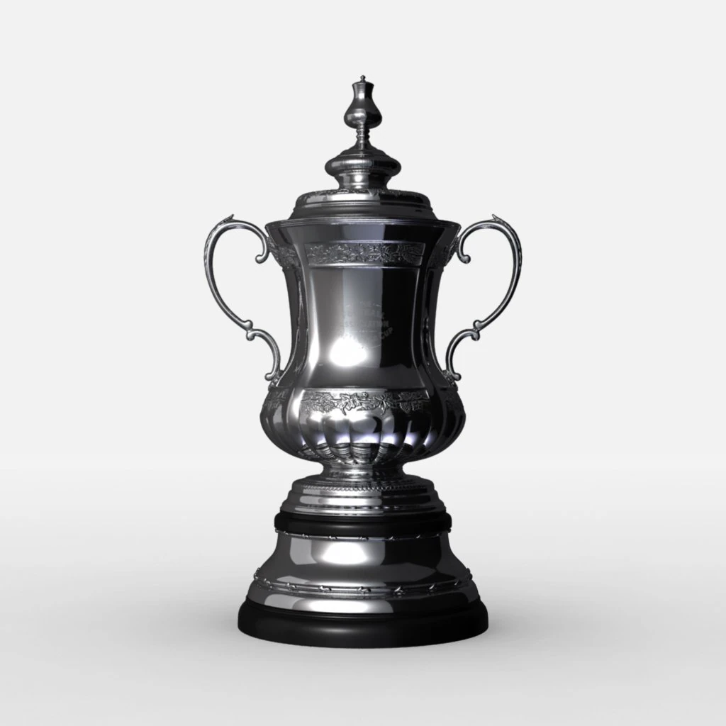 fa cup trophy 3D Model .c4d .max .obj .3ds .fbx .stl .blend 