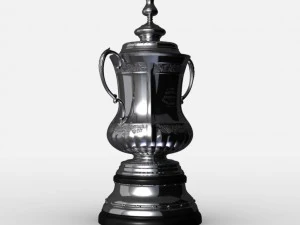 fa cup trophy 3D Model