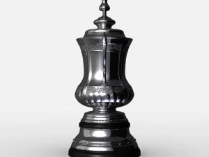 fa cup trophy 3D Model