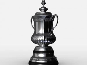 fa cup trophy 3D Model