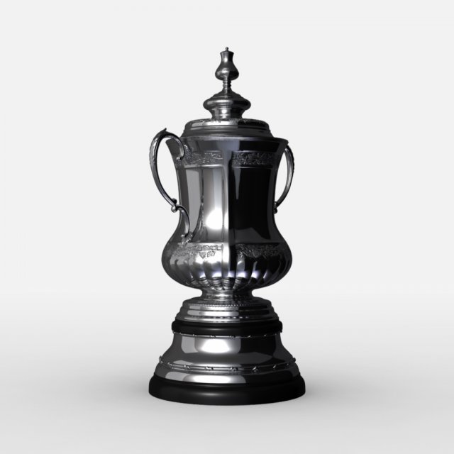 fa cup trophy 3D Model in Awards 3DExport