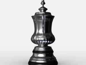 fa cup trophy 3D Model
