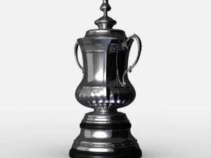 fa cup trophy 3D Model