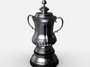 fa cup trophy 3D Model