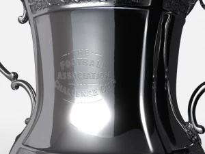 fa cup trophy 3D Model
