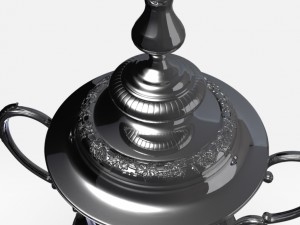 fa cup trophy Modello 3D