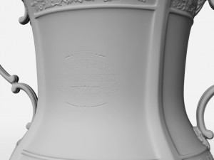 fa cup trophy Modello 3D
