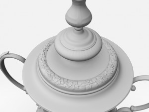 fa cup trophy Modello 3D