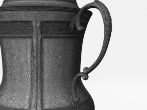 fa cup trophy 3D Model