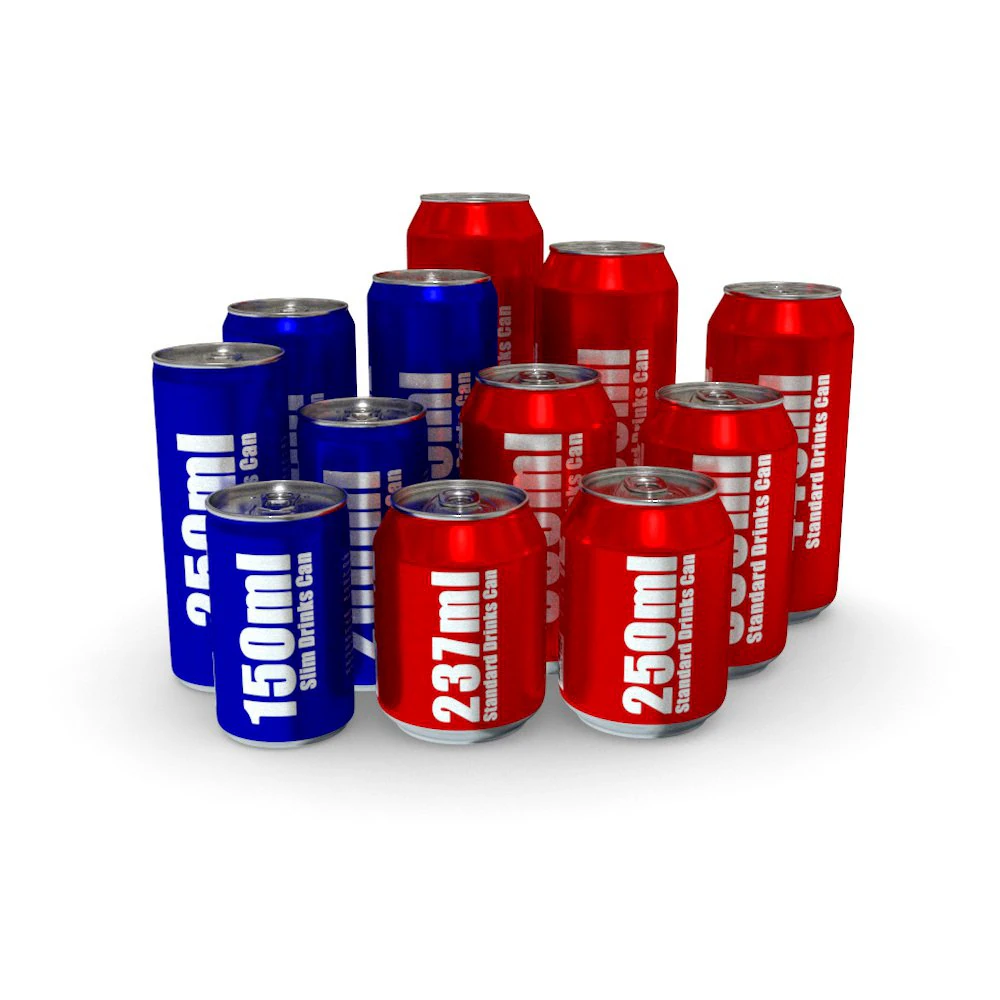 drinks cans - complete set 3D Model .c4d .max .obj .3ds .fbx .stl .blend 