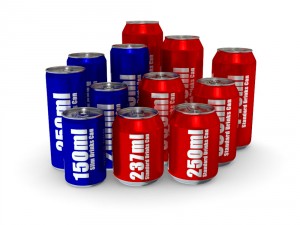 drinks cans - complete set 3D 모델