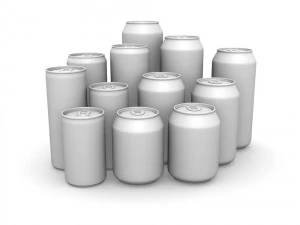 drinks cans - complete set 3D Model
