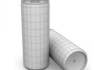 drinks cans - complete set 3D Model