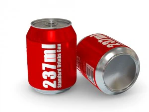 drinks cans - standard set 3D Model
