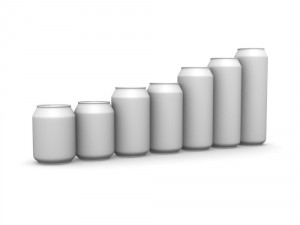 drinks cans - standard set 3D Model