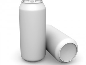 drinks cans - standard set 3D Model