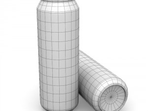 drinks cans - standard set 3D Model