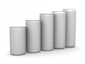 drinks cans - slim set 3D Model