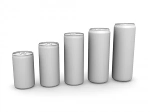 drinks cans - slim set 3D Model