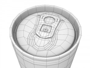 drinks can - 200ml slim 3D Model