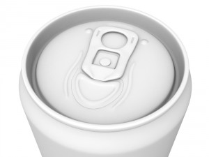drinks can - 355ml slim 3D Model
