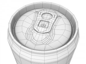 drinks can - 355ml slim 3D Model