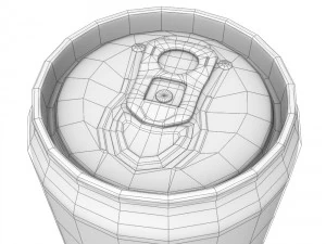 drinks can - 355ml slim 3D Model