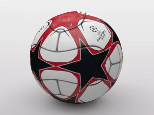 uefa champions league ball 2009-2010 3D Model