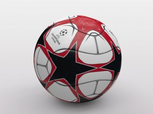 uefa champions league ball 2009-2010 3D Model